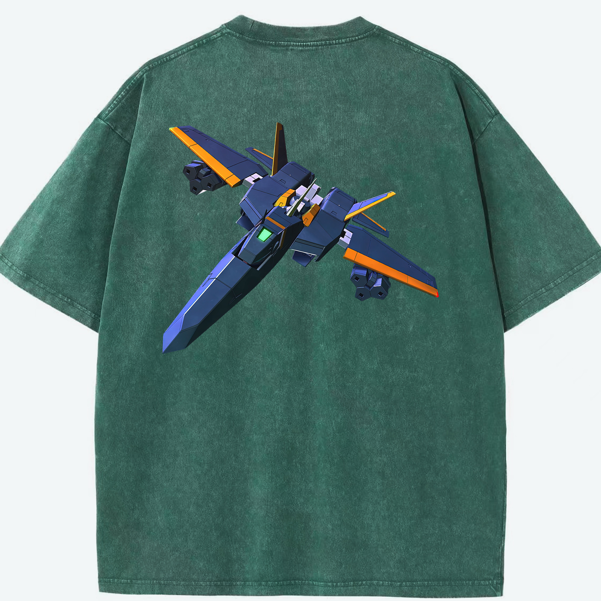 （画像用） 機動戦士ガンダム Mobile Suit Gundam 綿100% ヴィンテージ風 半袖Tシャツ（背面プリント）